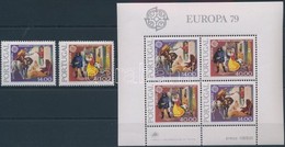 ** 1979 Europa CEPT Sor Mi 1441-1442 X + Blokk Mi 27 - Andere & Zonder Classificatie