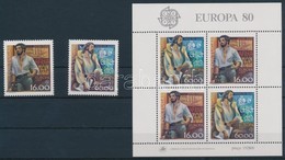 ** 1980 Europa CEPT Jelentős Személyek Sor Mi 1488-1489 + Blokk 29 - Andere & Zonder Classificatie