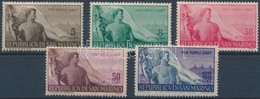 ** 1948 A Munka Napja Sor Mi 397-401 (Mi EUR 90,-) (barnulás / Brownish Gum) - Other & Unclassified