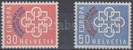 * 1959 Europa CEPT Távközlési Konferencia Felülnyomott Sor Mi 681-682 - Other & Unclassified