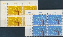 ** 1962 Europa CEPT Sor 4-es Tömbökben Mi 756-757 - Andere & Zonder Classificatie