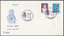 1974 Europa CEPT Sor Mi 2320-2321 FDC-n - Otros & Sin Clasificación