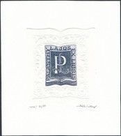 Bálint Ferenc (1960-): Ex Libris Palásthy Lajos. Rézkarc-aquatinta, Papír, Jelzett, 6.5x6 Cm. - Andere & Zonder Classificatie