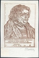 Ottohans Beier (1892-1979): Ex Libris Hans Amann. Rézkarc, Papír, Jelzett A Nyomaton, 12×7 Cm - Andere & Zonder Classificatie