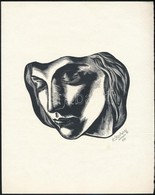 Buday György (1907-1990): Primavera Italiana. Fametszet, Papír, Jelzett, 12×14 Cm - Andere & Zonder Classificatie