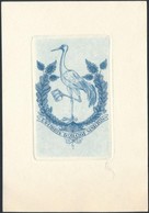 Nagy Árpád Dániel (1922-1985): Ex Libris Dorogi Márton. Rézkarc, Papír. / Etched, Signed Bookplates.  11x7 Cm - Andere & Zonder Classificatie