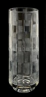Csiszolt üvegváza, Minimális Lepattanással, M: 18,5 Cm - Glas & Kristall