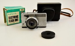 Zorki (Zorkij) 10 Távmérős Fényképezőgép, Industar-63 45mm F/2.8 Objektívvel, Eredeti Bőr Tokjában, Működőképes, Szép ál - Fotoapparate