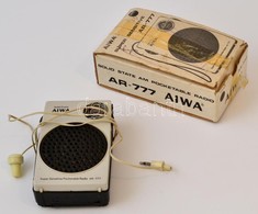 Retró AIWA AR-777 Zsebrádió, Fülhallgatóval, Saját Dobozában - Andere & Zonder Classificatie