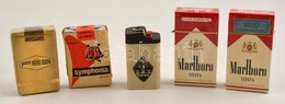 Retró Sopron öngyújtó és 2 Db Marlboro, 1 Db FÉG és 1 Db Symphonia Cigaretta - Andere & Zonder Classificatie