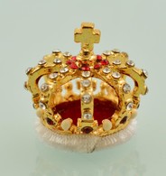 II. Fülöp Spanyol Király Koronája Miniatűr, Díszdobozban, Leírással - Andere & Zonder Classificatie