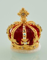 Modenai Mária Királyné Koronája Miniatűr, Díszdobozban, Leírással - Andere & Zonder Classificatie