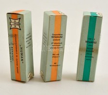 1963-1966 Régi Bontatlan Gyógyszer (tetanusz), 3 Db - Andere & Zonder Classificatie