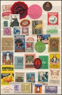 Vegyes Levélzáró Tétel Berakólapon / Poster Stamps - Zonder Classificatie