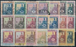 1922-1924 21 Db Klf Törvénykezési Illetékbélyeg 50.000 K-s Záróértékkel - Zonder Classificatie