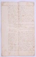 1840 Csicser (Ung Vm.), Magyar Nyelvű Haszonbérleti Szerződés - Unclassified