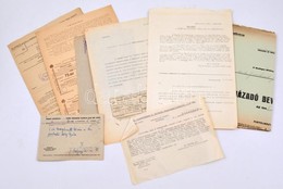 Cca 1945-46 Grosschmidt Gézáné, Márai Sándor Anyjának Lebombázott Mikó Utca- Logodi Utca Sarkán álló Házának Helyreállít - Zonder Classificatie