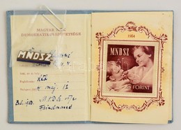 1950 MNDSZ Igazolvány, Hozzá Zománc Jelvénnyel - Zonder Classificatie