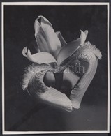 Cca 1930-1935 Kinszki Imre (1901-1945): Orchidea, Vintage Fotó, Feliratozva, A Szerző Hagyatékából, 21x17 Cm - Andere & Zonder Classificatie