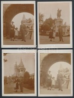 Cca 1930 Budapest, Vár, Halászbástya, 3 Db Fotó. 12x9 Cm - Andere & Zonder Classificatie