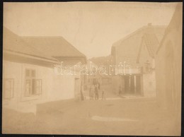 Cca 1900 Budapest, I Tabán, Árok Utca. Nagyméretű Fotó. Erdélyi Mór (1866-1934) Fotográfiája. 28x23 Cm - Andere & Zonder Classificatie