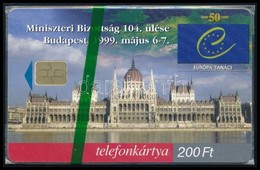 1999 Európa Tanács ülés Használatlan Telefonkártya Bontatlan Csomagolásban. Csak 2000 Db. - Zonder Classificatie