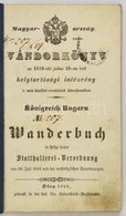 1859 Veszprém, Vándorkönyv Zsidó Szabólegény Részére, Számos Bejegyzéssel, újrakötve / Travelling Book Issued To A Jewis - Other & Unclassified