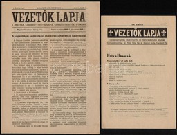 1920-1946 6 Db Különböző Cserkészújság, Közötte Ritka Kiadványok Is: Vezetők Lapja, Cserkészvezető, Pestvidéki Cserkész, - Scouting