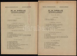 Cca 1940 3 Db Cserkész Körlevél - Pfadfinder-Bewegung