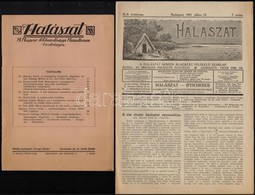 Cca 1920, 1941 A Halászat C. Folyóirat Két Száma. - Sonstige & Ohne Zuordnung