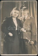 Cca 1940 Német Repülőstiszt Fotója / German Air Force Soldier Photo 10x14 Cm - Other & Unclassified