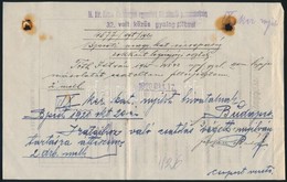1920 29. Vörös Dandár Póttest Csoport Anyakönyvi Lap - Andere & Zonder Classificatie