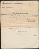 1939 Komárom, M. Kir. Honvéd állomásparancsnokság által A Szent Jobb Fogadása Alkalmából Kiadott Dicséret - Andere & Zonder Classificatie