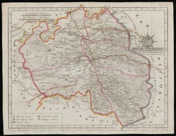 1800 Bihar Vármegye. Comitatus Bihariensis. Színezett Rézmetszet, Papír,29x23 Cm A Vármegye Közigazgatási Térképe és Cím - Other & Unclassified