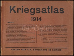 1914 Kriegsatlas - Világháborús Atlasz. 12p. - Andere & Zonder Classificatie