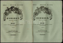 1846 Honderü. Szépirodalmi, Művészeti és Divatlap. 24-26. Számok. 3 Füzetben
Szerk.: Petrichevich Horváth Lázár. Budán,  - Zonder Classificatie