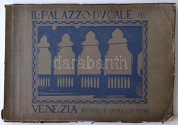 Cca 1900 Venice, Venezia; Il Palazzo Ducale  Nagyméretű Képes Könyv. Booklet With 40 Pictures,. 32x24 Cm - Zonder Classificatie