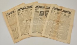 1939-1941 Magyar Színpad 4 Száma, Szakadozottak. - Zonder Classificatie