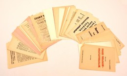 1959 Tanácsköztársasági Röplapok Facsimile Kiadása 50 Db Eredeti Tokban - Zonder Classificatie