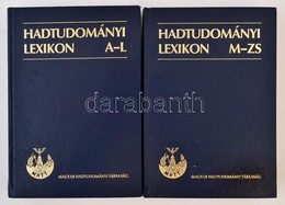 Hadtudományi Lexikon I-II. Szerk.: Szabó József. Bp., 1995, Magyar Hadtudományi Társaság. Kiadói Műbőr Kötés. - Ohne Zuordnung