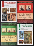 4 Db Történelmi Témájú Könyv, Sorozatból: Világtörténelmi Enciklopédia 1-2, Magyar Királyok és Uralkodók 10-11 - Ohne Zuordnung