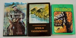 Vegyes Vadász Könyvtétel, 3 Db: 
Fekete István: Erdei Utakon. Bp., 1987, Mezőgazdasági Kiadó. Kiadói Egészvászon-kötés,  - Ohne Zuordnung