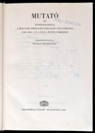 Mutató Az Ethographia A Magyar Néprajzi Társaság Folyóirata 1940-1969. (LI-LXXX.) évfolyamához. Összeáll.: Tátrai Zsuzsa - Ohne Zuordnung