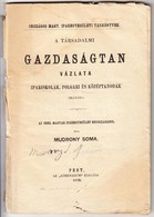 Mudrony Soma: A Társadalmi Gazdaságtan Vázlata Ipariskolák, Polgári és Középtanodák Számára. Országos Magy. Iparegyesüle - Ohne Zuordnung