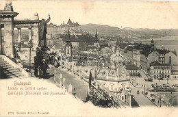 * Budapest - 8 Db Régi Városképes Lap, Panoráma / 8 Pre-1945 Town-view Postcards - Zonder Classificatie