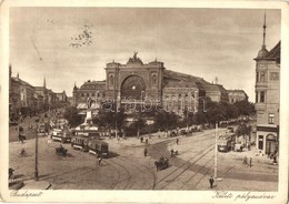 T2/T3 Budapest VII. Keleti Pályaudvar, Vasútállomás, Villamos, Kerékpár, Automobil, üzletek (15 Cm X 10.5 Cm) (EK) - Zonder Classificatie