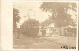 * T3 1931 Budapest XVI. Árpádföld, Árpádtelepi HÉV (Helyiérdekű Vasút) állomás, Vasútállomás, Vonat. Photo (EB) - Zonder Classificatie