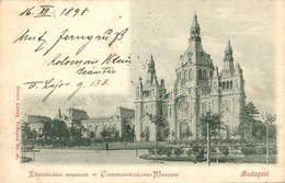 T2/T3 1898 Budapest XIV. Városliget, M. Kir. Közlekedési Múzeum. Divald Károly 40.  (EB) - Zonder Classificatie