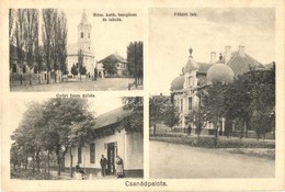 * T2 Csanádpalota, Római Katolikus Templom és Iskola, Főbírói Lak, Villa, Győri Imre üzlete - Zonder Classificatie