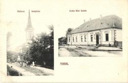T2 1911 Tass, Református Templom, Kohn Mór üzlete és Saját Kiadása - Zonder Classificatie